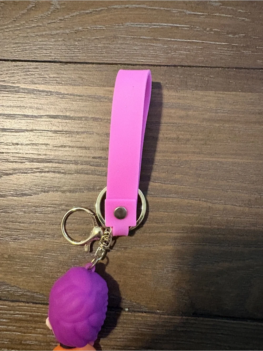 K-Pop Demon Hunters Rumi Silicone Keychain Wristlet Bag Accessory New